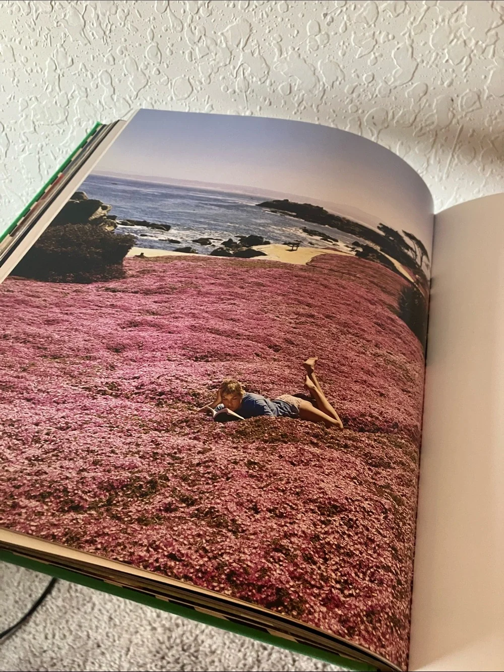 kate spade: Green “Places to Go People to See” Table Book- gold foil